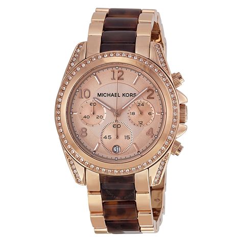 michael kors watches rose gold watch with espresso face|rose gold mk watch cheap.